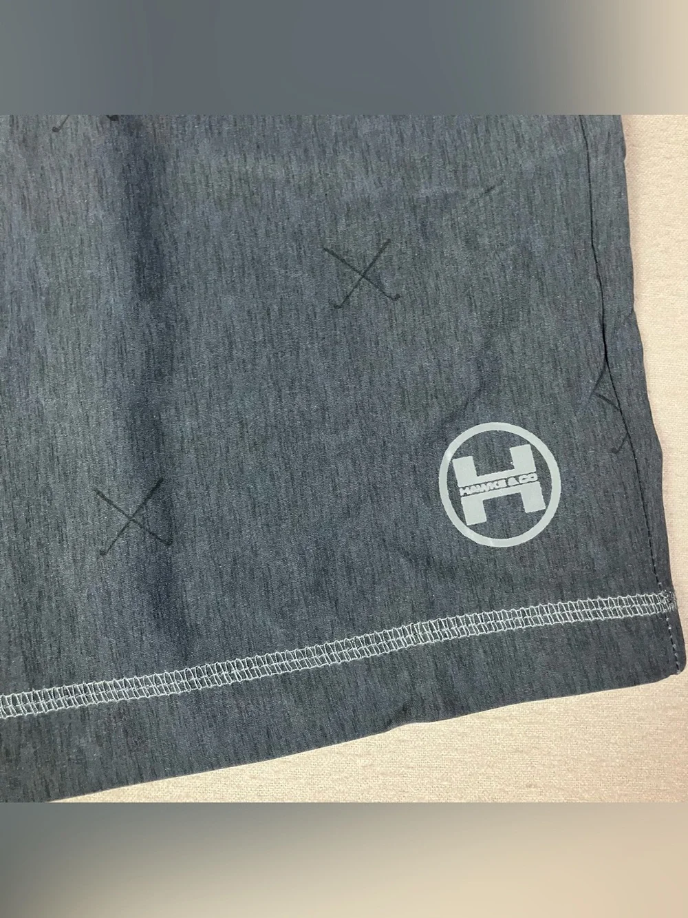 Hawke & Co. Men’s Size 30 Stretch Hybrid Performance Shorts Gray Clubs NWT!
